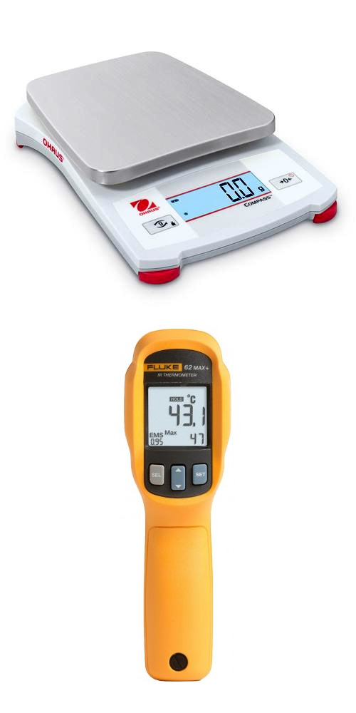 Instrument calibration for food service plants